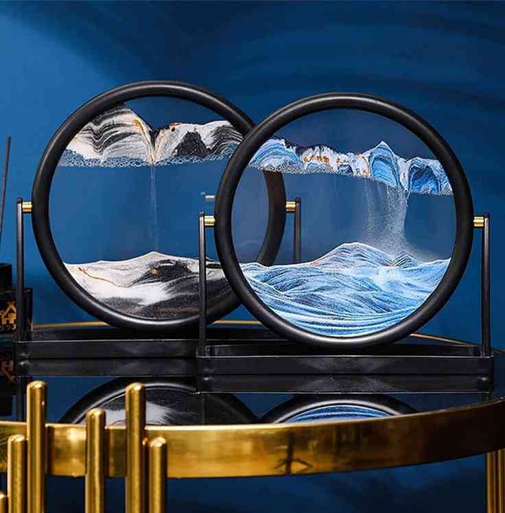 Sand Decorator Ornament With Rotatable Stand